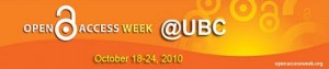 Open Access Week @ UBC