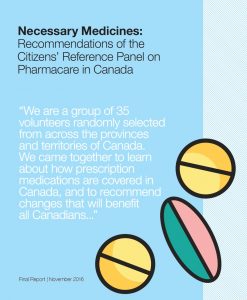 NEW: Citizens’ Reference Panel on Pharmacare in Canada