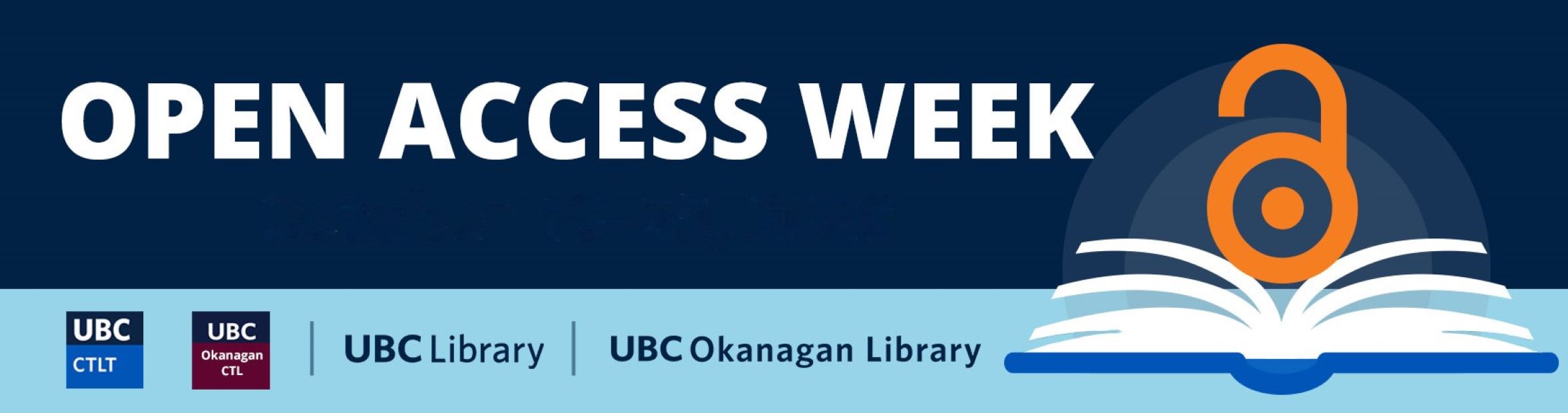 Open Access Week at UBC logo